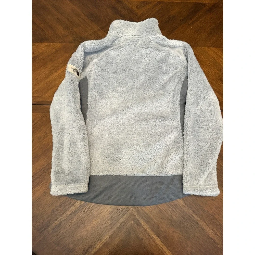 The North Face Womens Osito Hybrid Full Zip Fleece Jacket Gray Large L/G - Picture 3 of 6